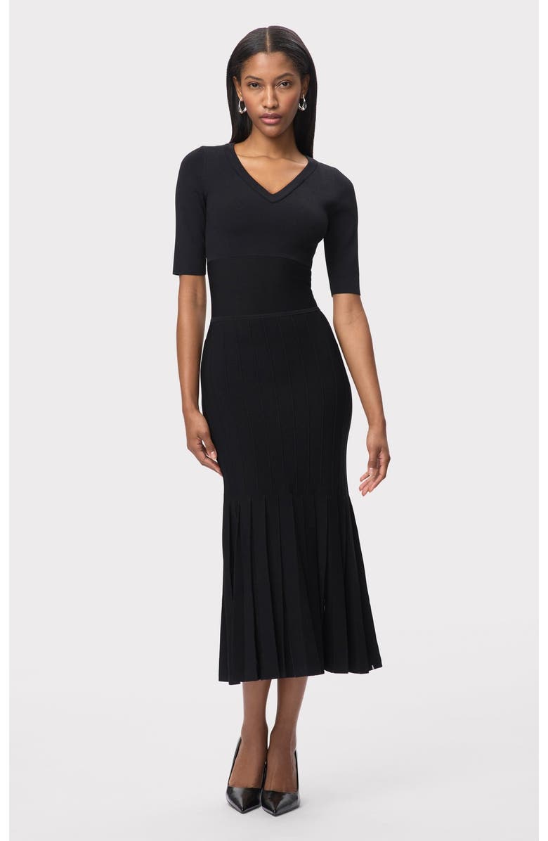 Herve Leger The Demi Dress, Alternate, color, Black