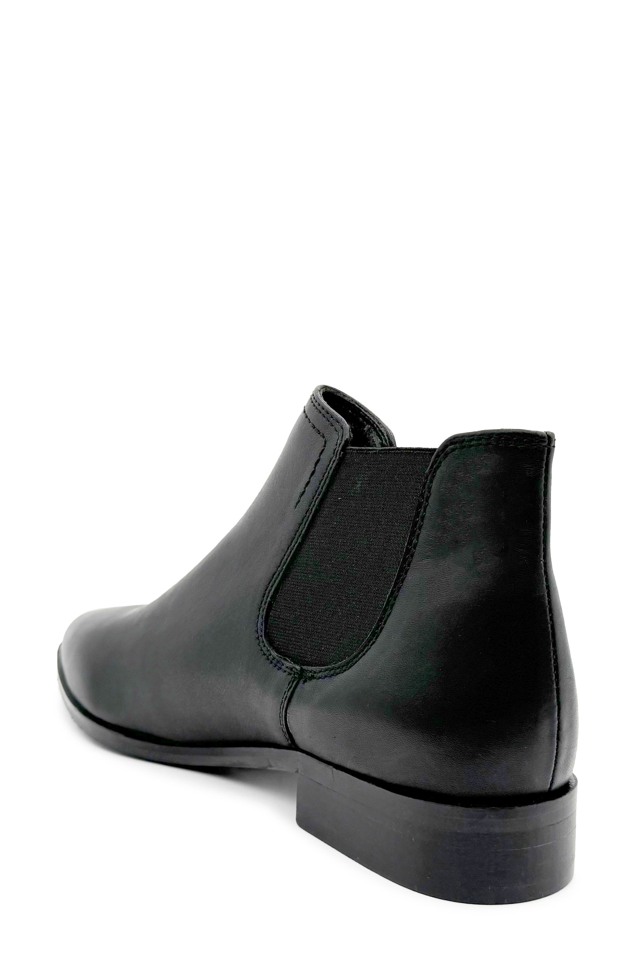 CHELSEA CREW Dapper Chelsea Boot, Alternate, color, Black Leather