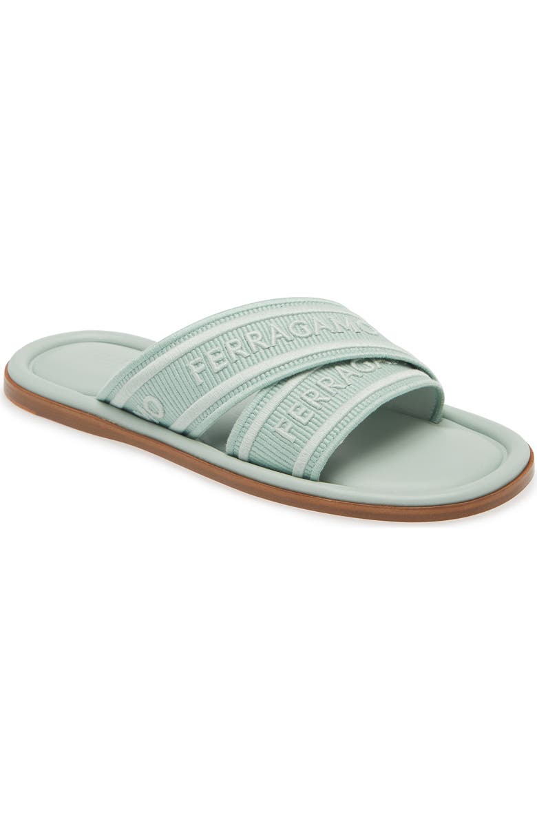 FERRAGAMO Laurene Slide Sandal, Main, color, Lucky Charmed