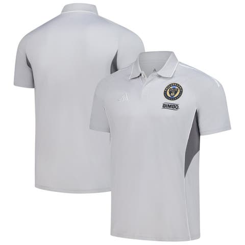 Men's adidas Silver Philadelphia Union 2025 Training Polo