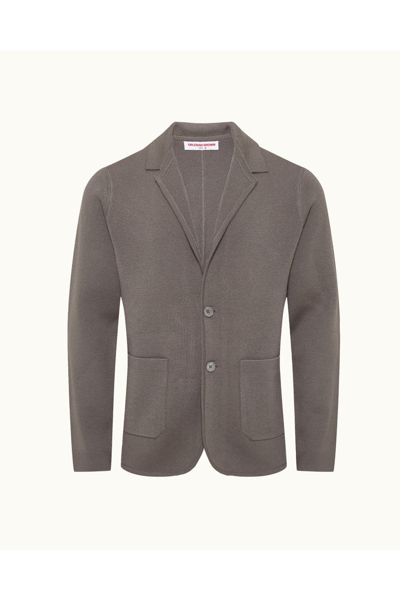 Rainer Tailored Merino Wool Blazer, Alternate, color, DARK BRONZE