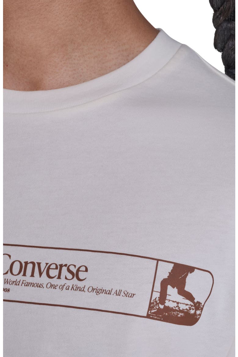 Retro Walk Tee, Alternate, color, CONVERSE EGRET