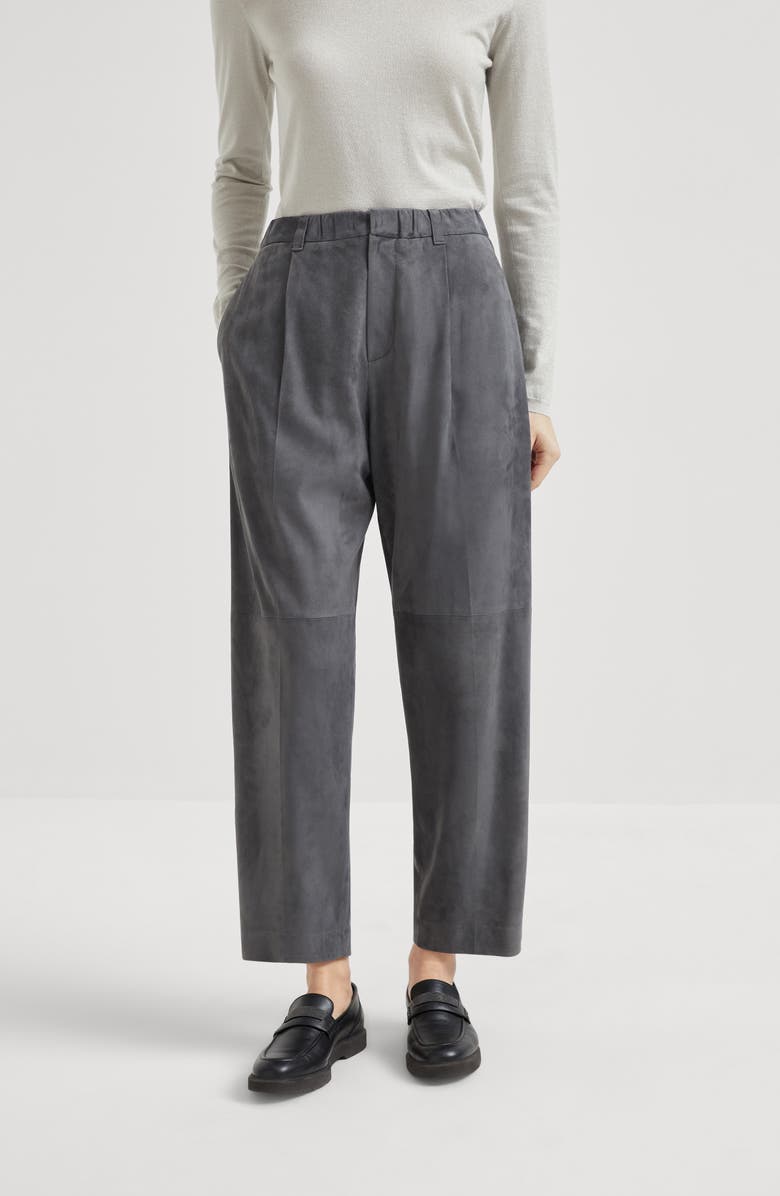 Brunello Cucinelli Baggy Crop trousers, Alternate, color, 