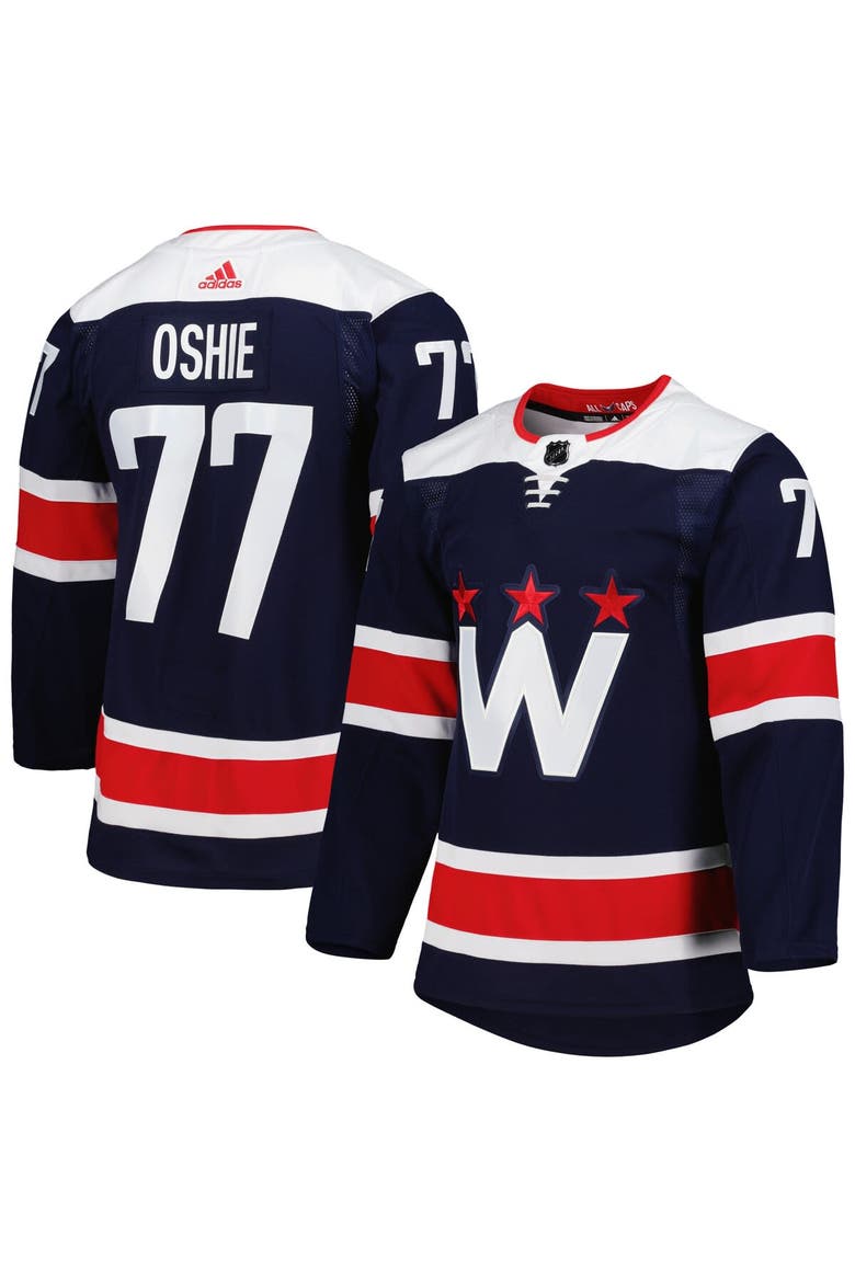 Men's adidas TJ Oshie Navy Washington Capitals Alternate Primegreen Authentic Player Jersey, Alternate, color, Navy