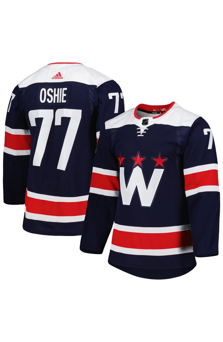 adidas Men's adidas TJ Oshie Navy Washington Capitals Alternate Primegreen Authentic Player Jersey, Alternate, color, 
