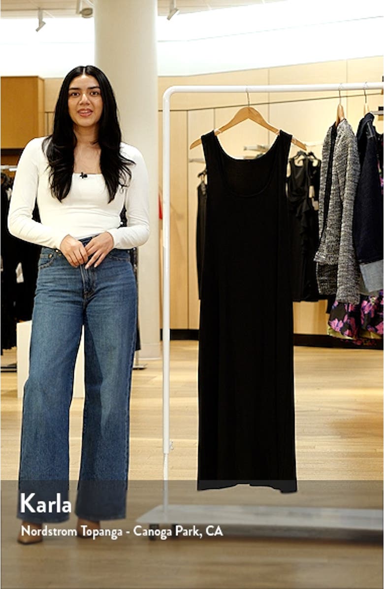 Racerback Jersey Midi Dress, sales video thumbnail
