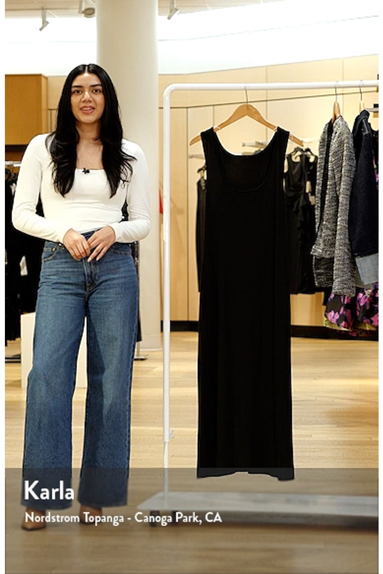 Racerback Jersey Midi Dress video