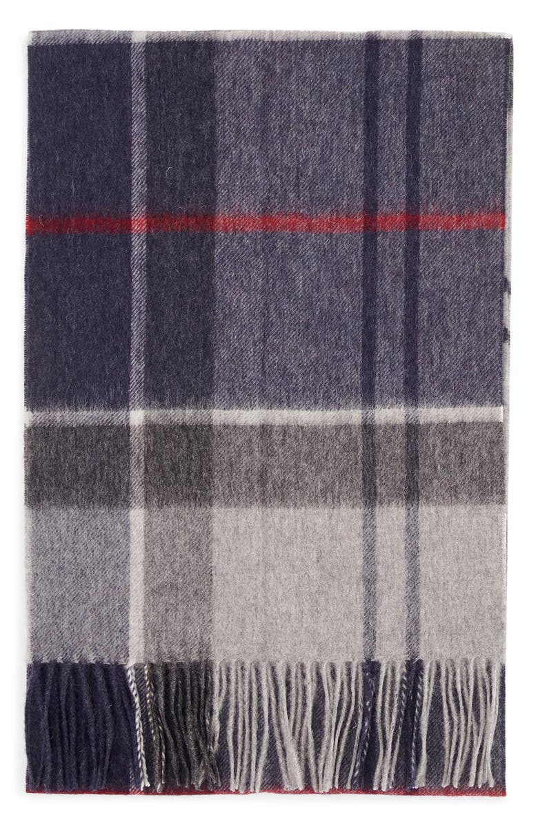 Barbour Carrb Tartan Wool & Cashmere Scarf, Alternate, color, 