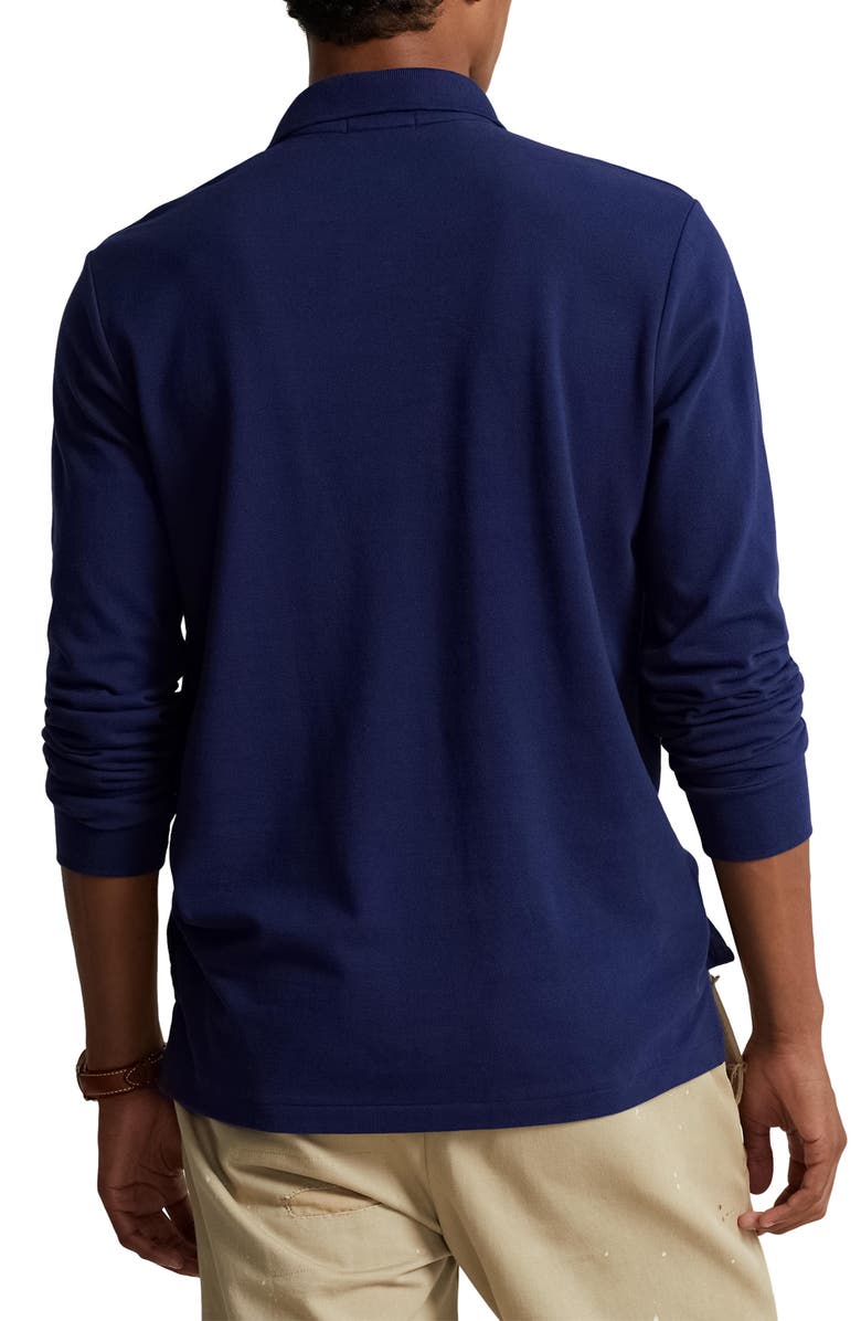Polo Ralph Lauren Cotton Piqué Long Sleeve Polo, Alternate, color, 