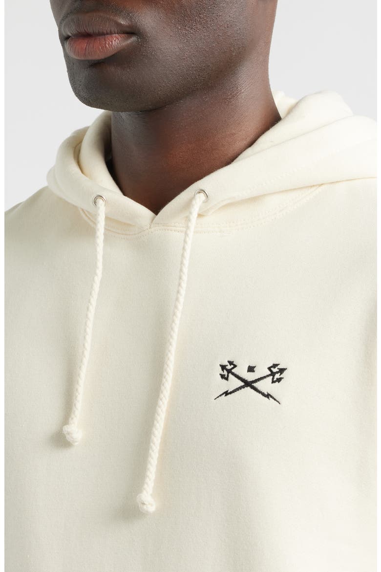 Go-To V2 Fleece Graphic Hoodie, Alternate, color, BONE