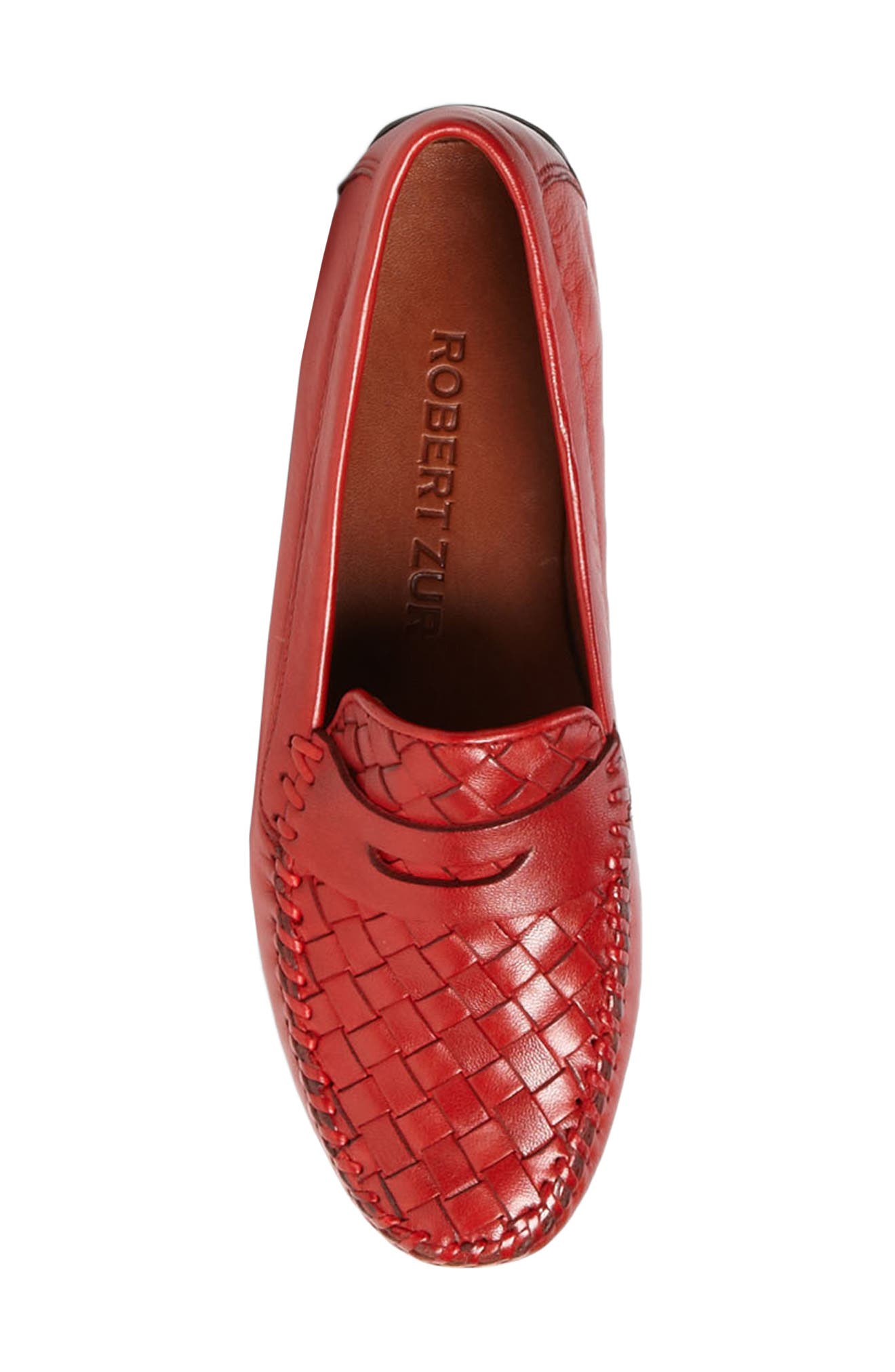 'Petra' Driving Shoe, Alternate, color, FRENCH RED