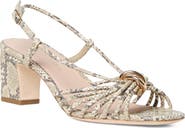 Loeffler Randall Minna Strappy Faux Leather Sandal