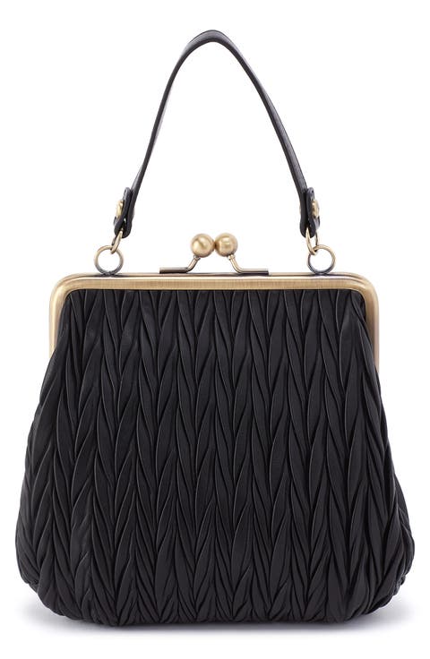 Alba Leather Frame Crossbody Bag