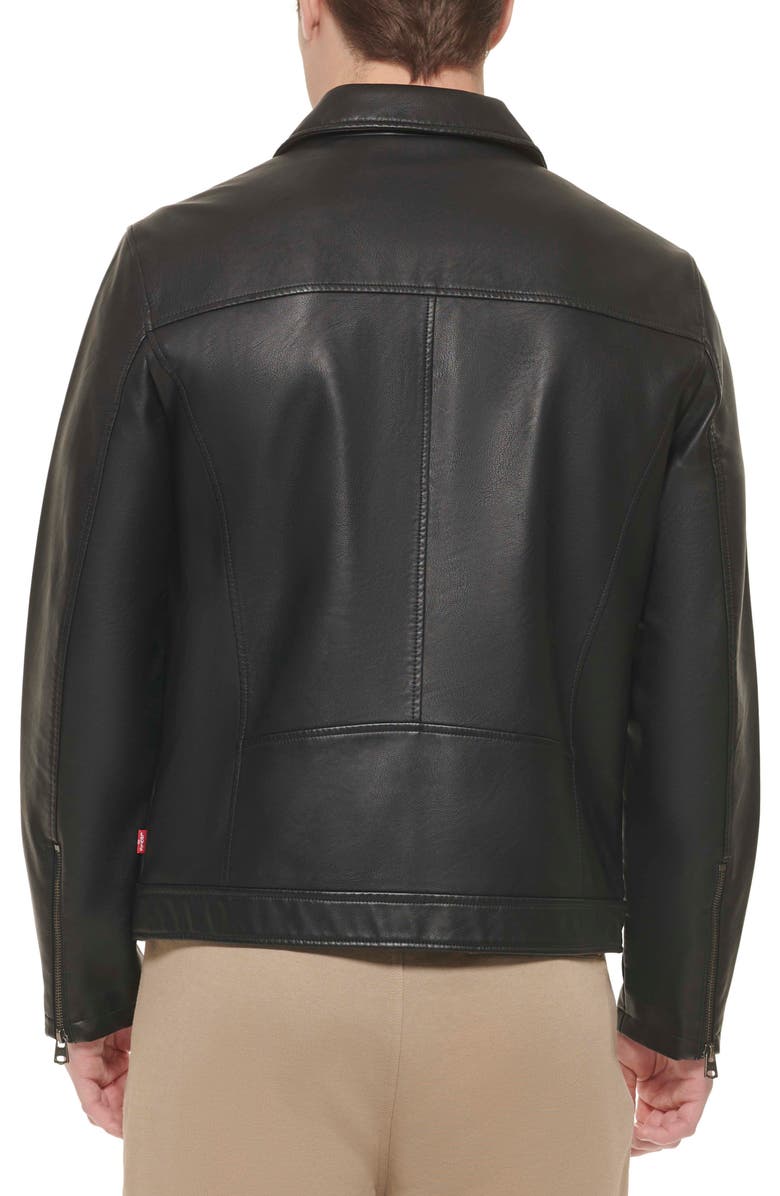 Levi's <sup>®</sup> Faux Leather Zip-Up Jacket, Alternate, color,