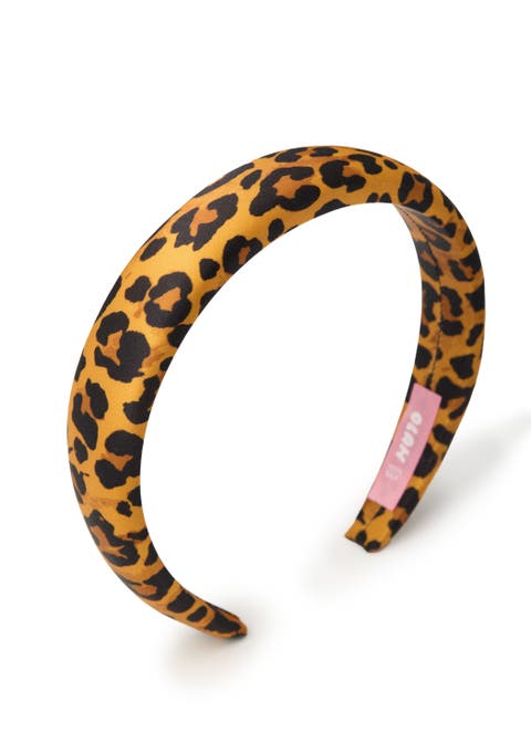 Leopard Silk Headband