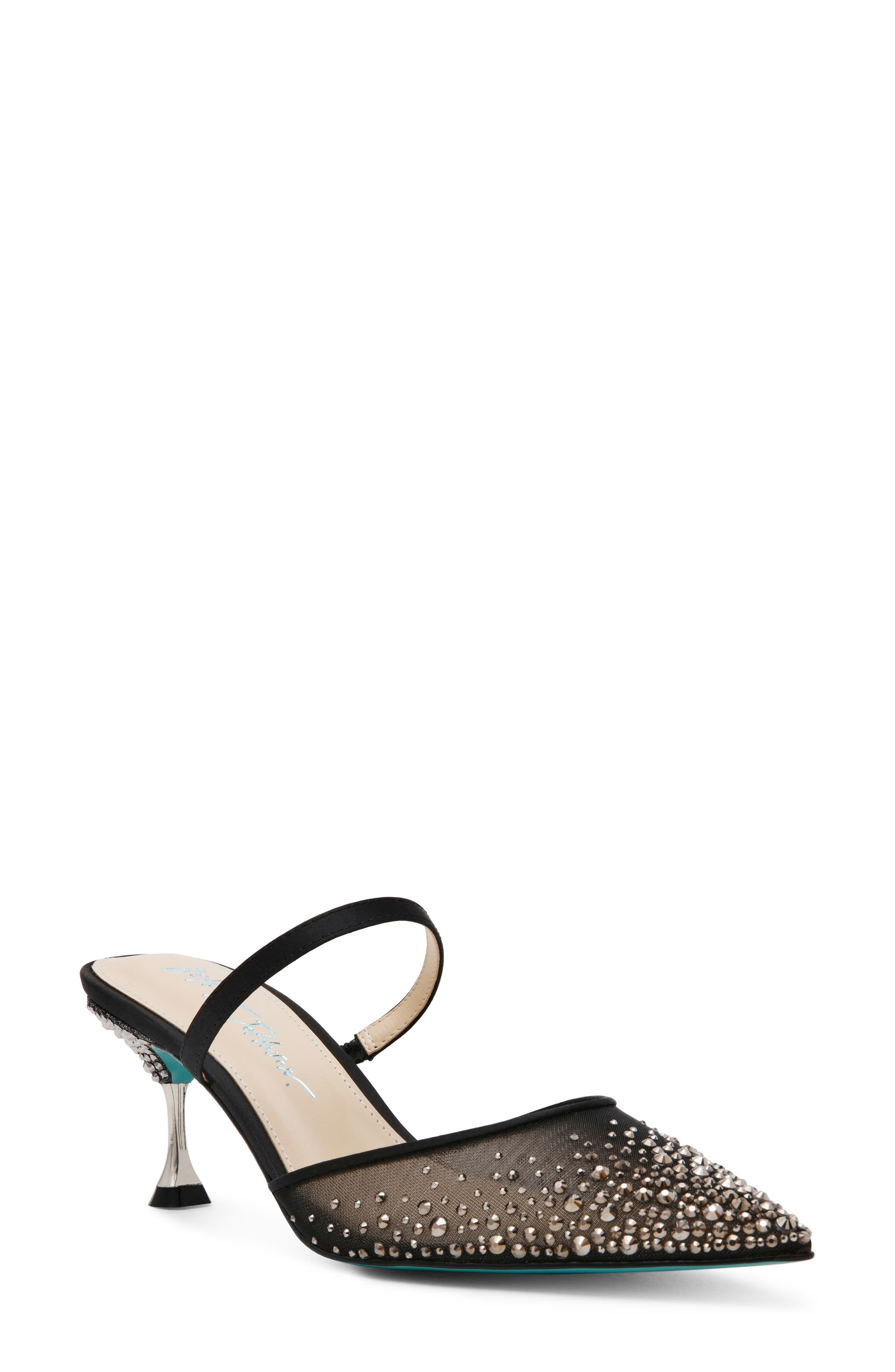 Betsey Johnson Tomy Mary Jane Pointed Toe Mule, Main, color, 