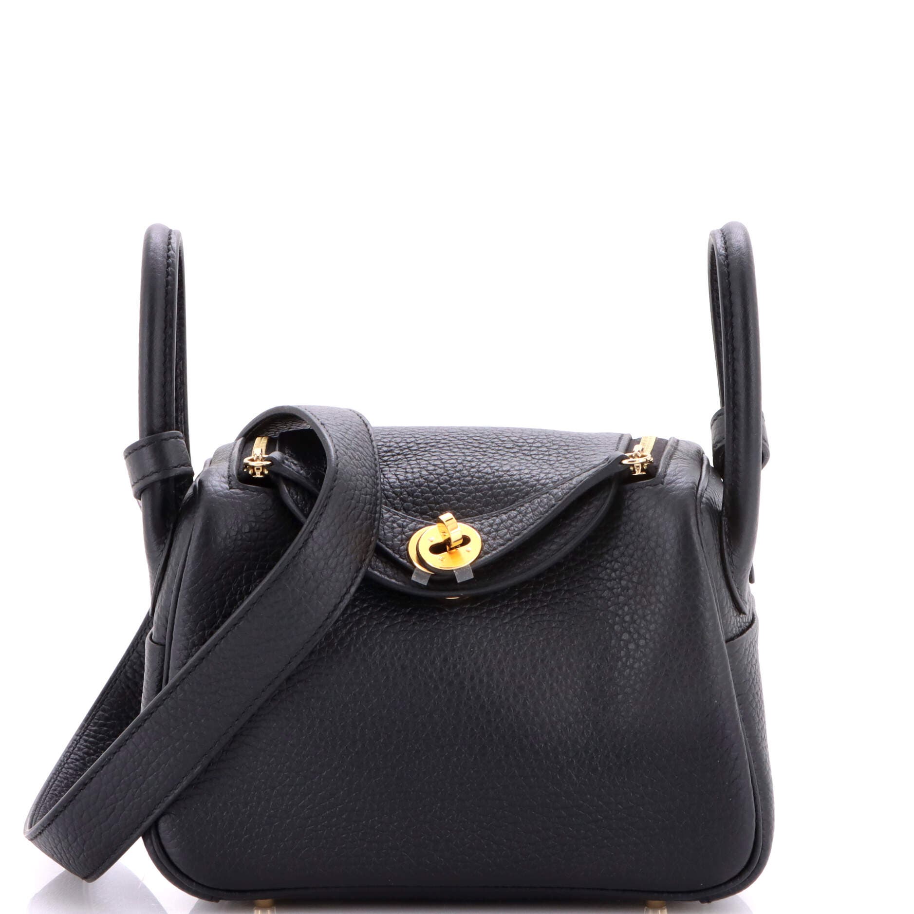 Lindy Bag Clemence Mini, Main, color, Noir