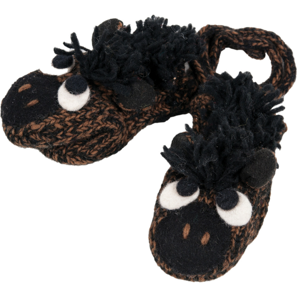 Nirvanna Designs Horse1 Mittens In Brown
