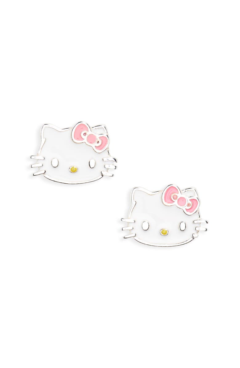 Jacmel Hello Kitty Stud Earrings, Main, color, 