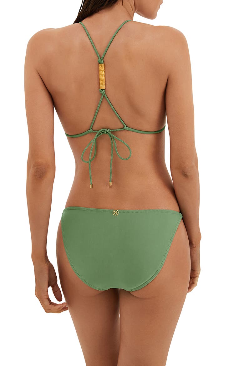 Stacy Double Strap Bikini Bottoms, Alternate, color, GREEN