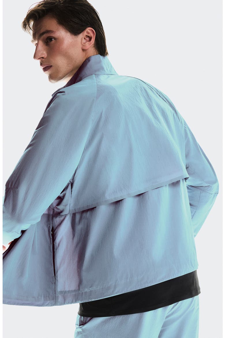 Court Water Repellent Track Jacket, Alternate, color, GEYSER