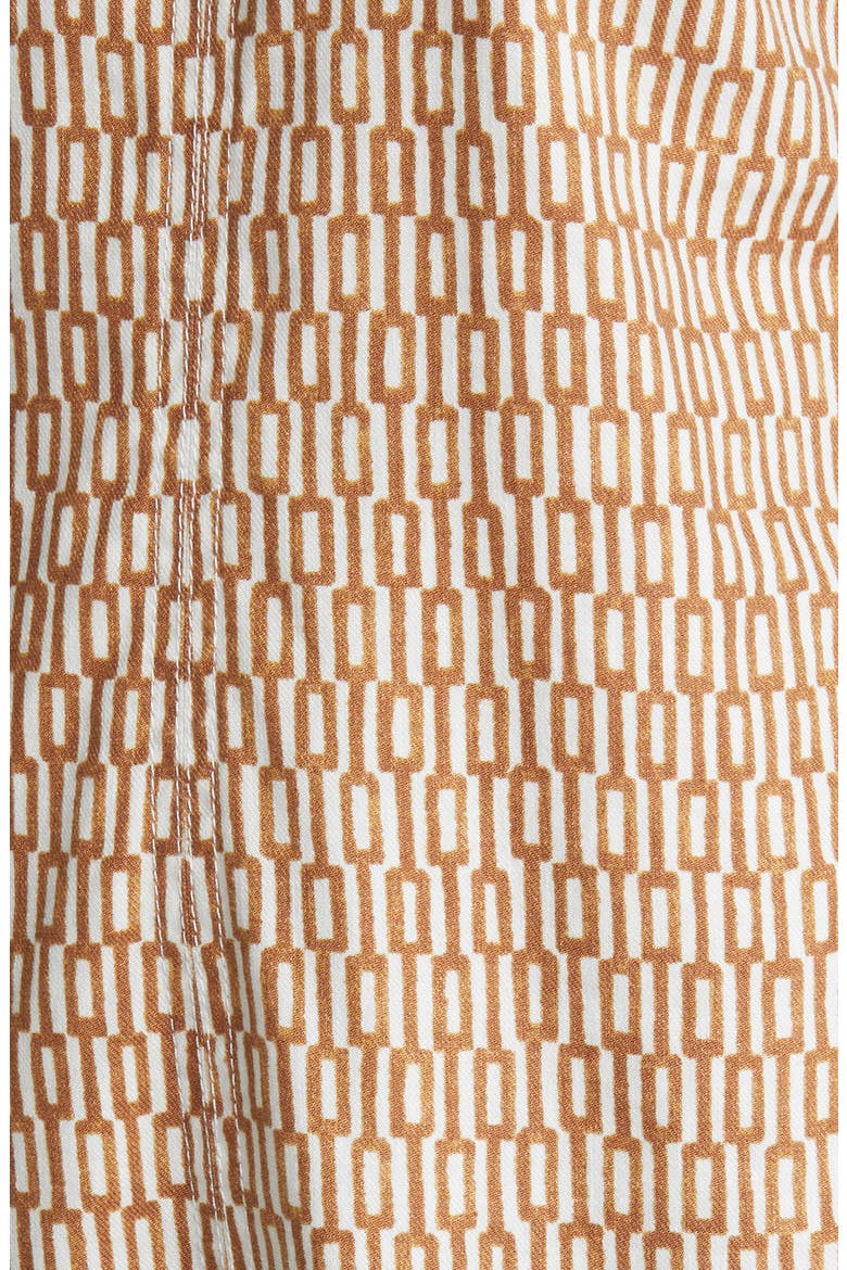Palm-A-Dora Linen Blend Sheath Dress, Alternate, color, BROWN SUGAR