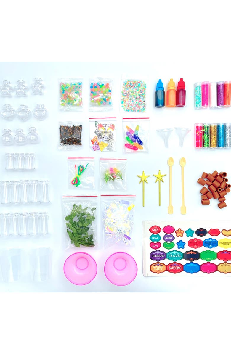MODBOX DIY Magic Potions Kit, Glitter, Beads, Colored Sand Crafts Play, Kids 6+, Alternate, color, 