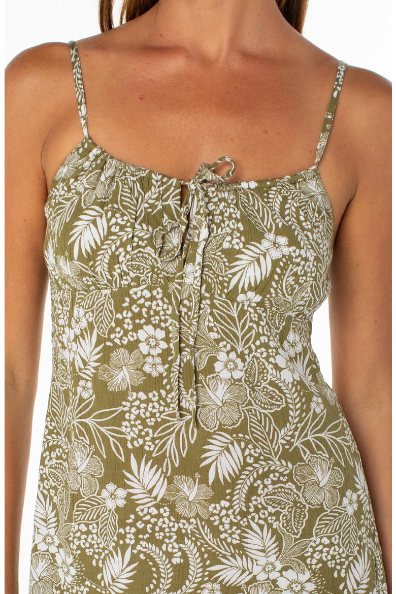 Late Night Floral Minidress, Alternate, color, OLIV BRNCH