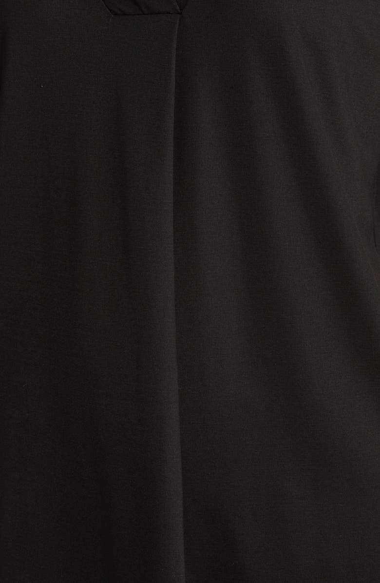 Anne Klein Harmony Pleat Neck Shell, Alternate, color, Anne Black