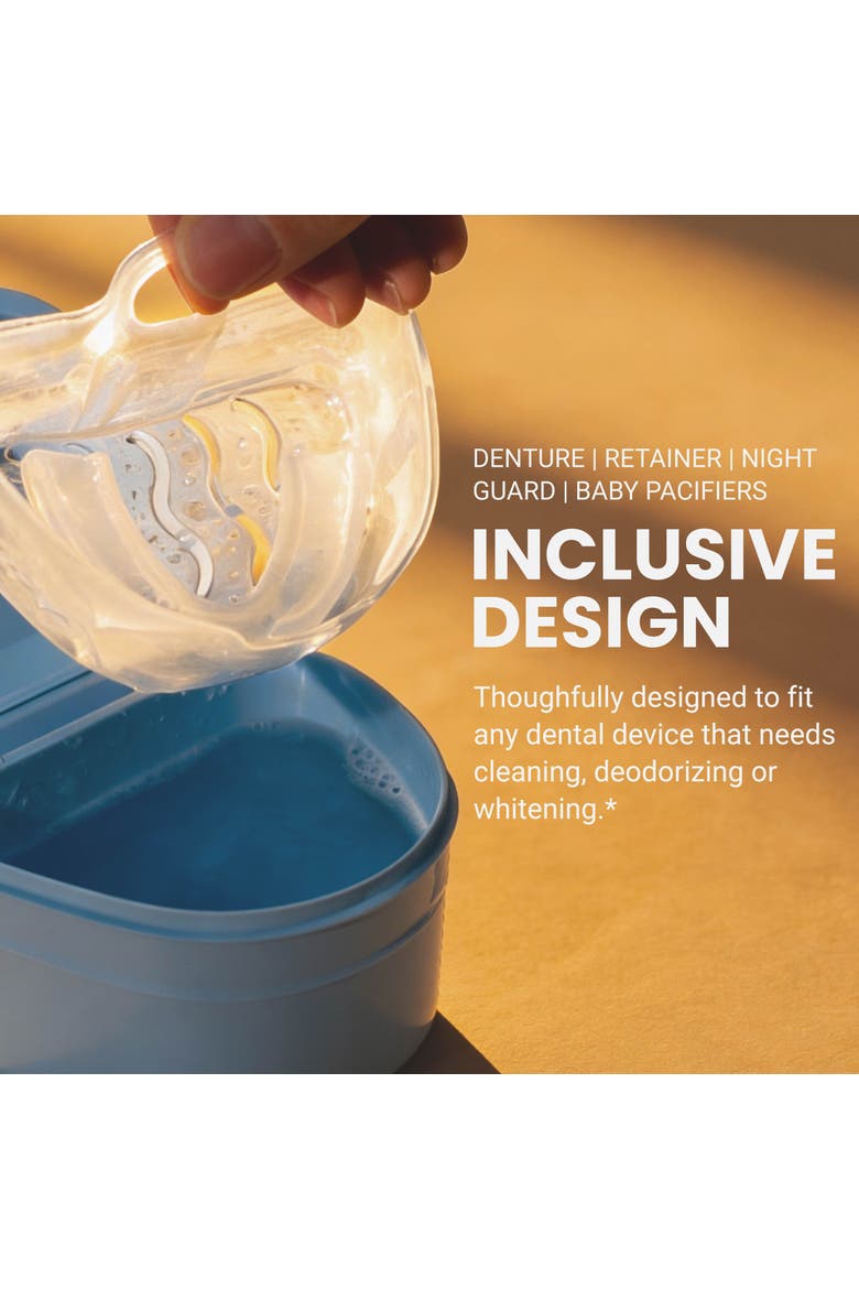 Denture Bath Case for Retainers & Dentures, Alternate, color, No Colour