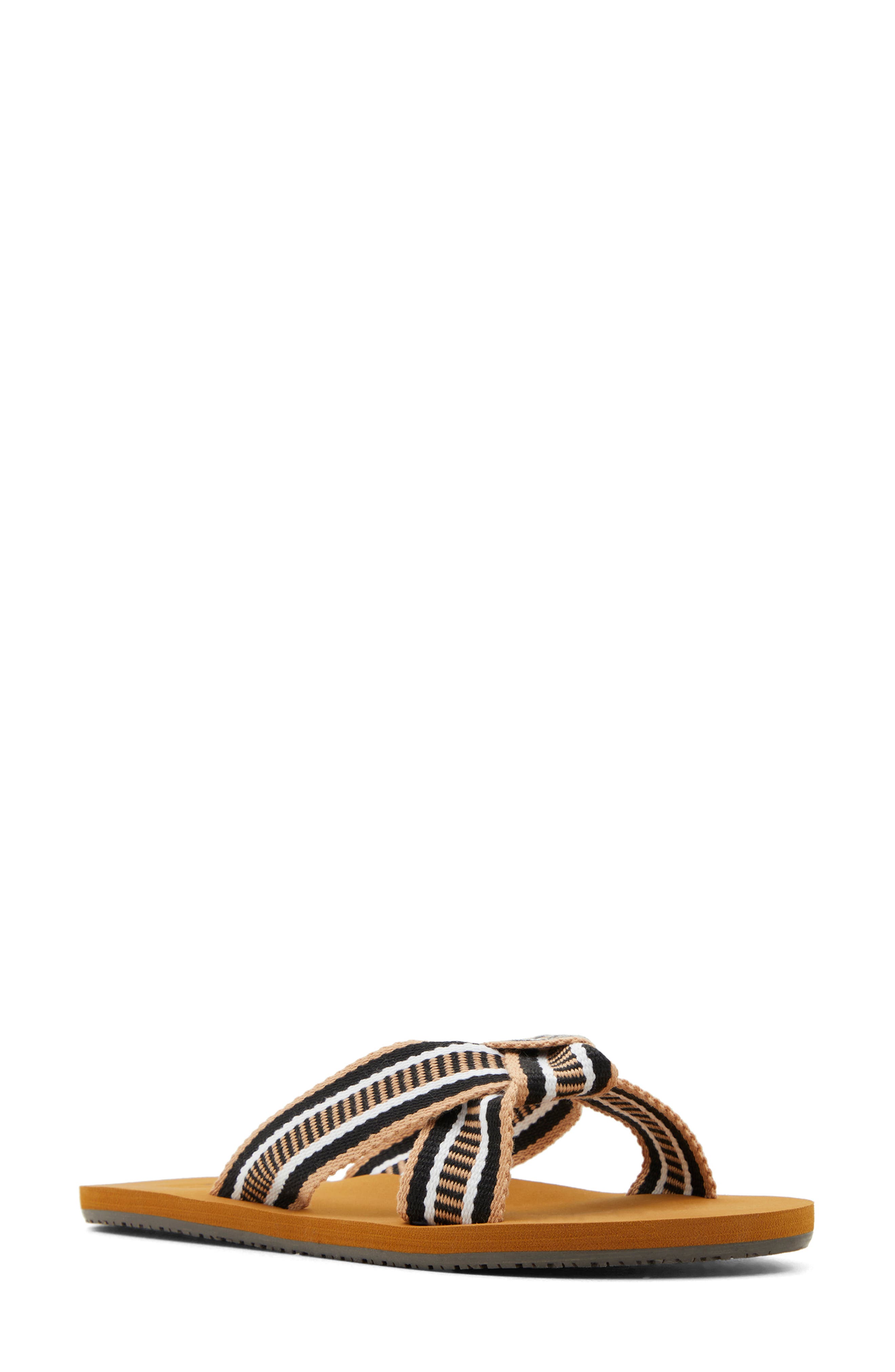 Billabong Seashell Slide Sandal, Main, color, Black Multi