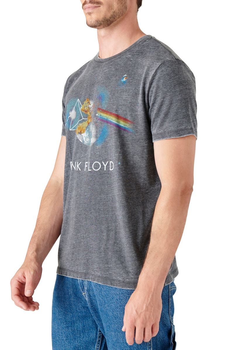 Lucky Brand Pink Floyd Exploding Moon Graphic Tee, Alternate, color,