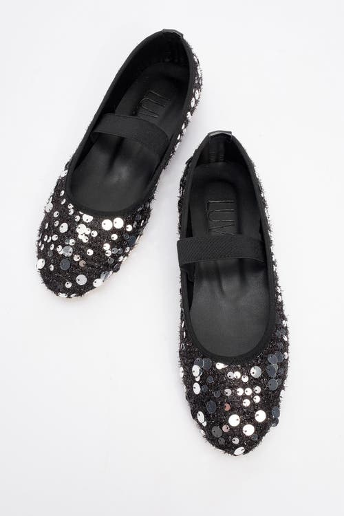 Prologue Shoes Grego Sequin Embellished Flat