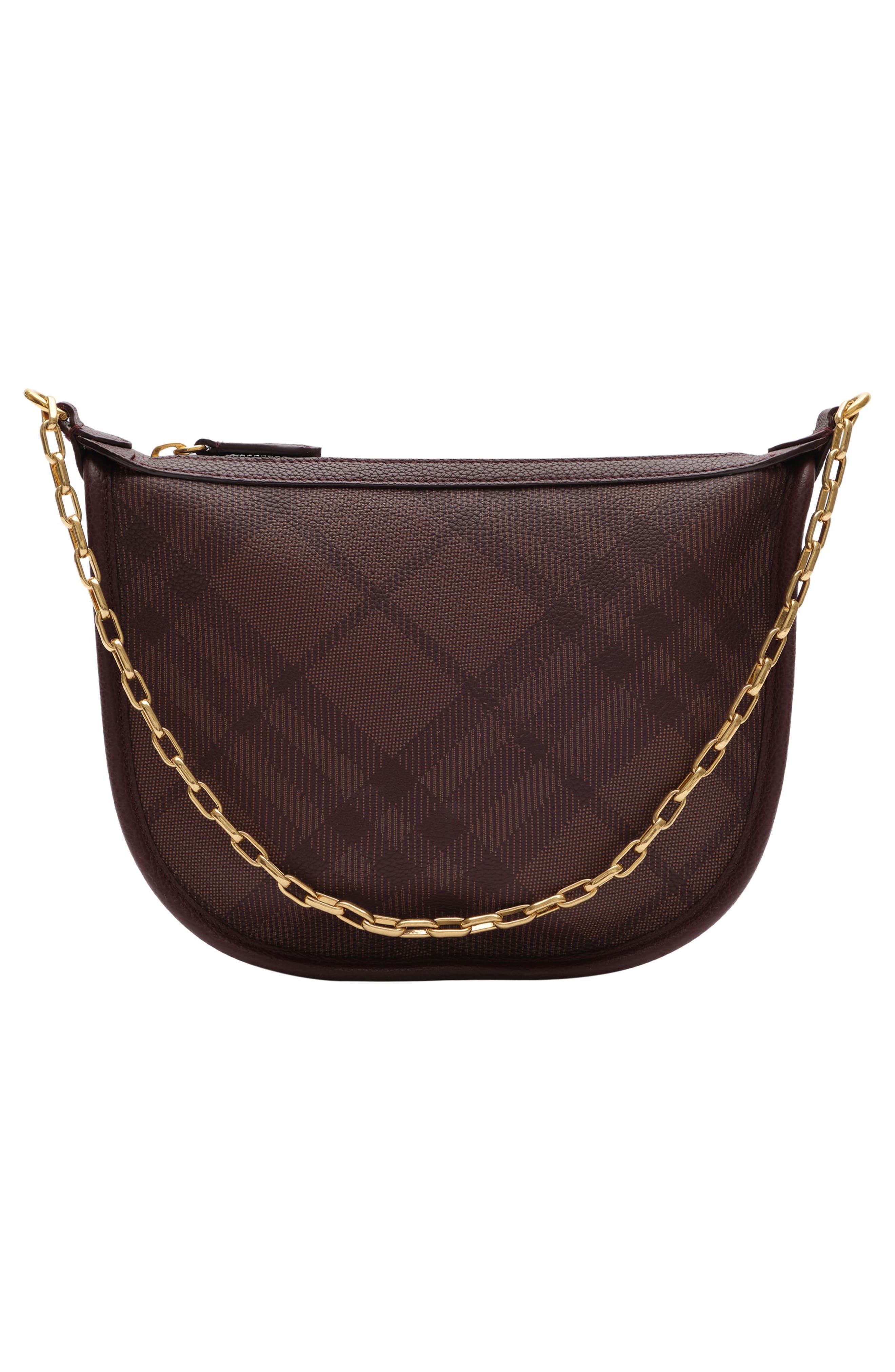 Highlands Chain Shoulder Bag, Alternate, color, VINEYARD RED