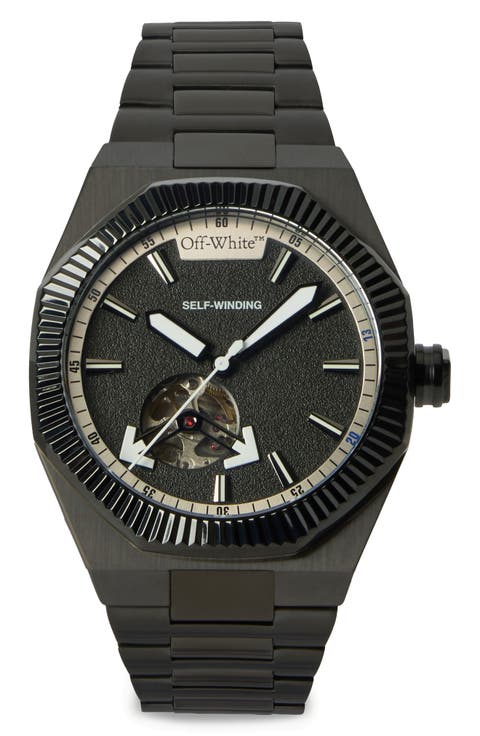 Side Note Automatic Bracelet Watch, 41mm