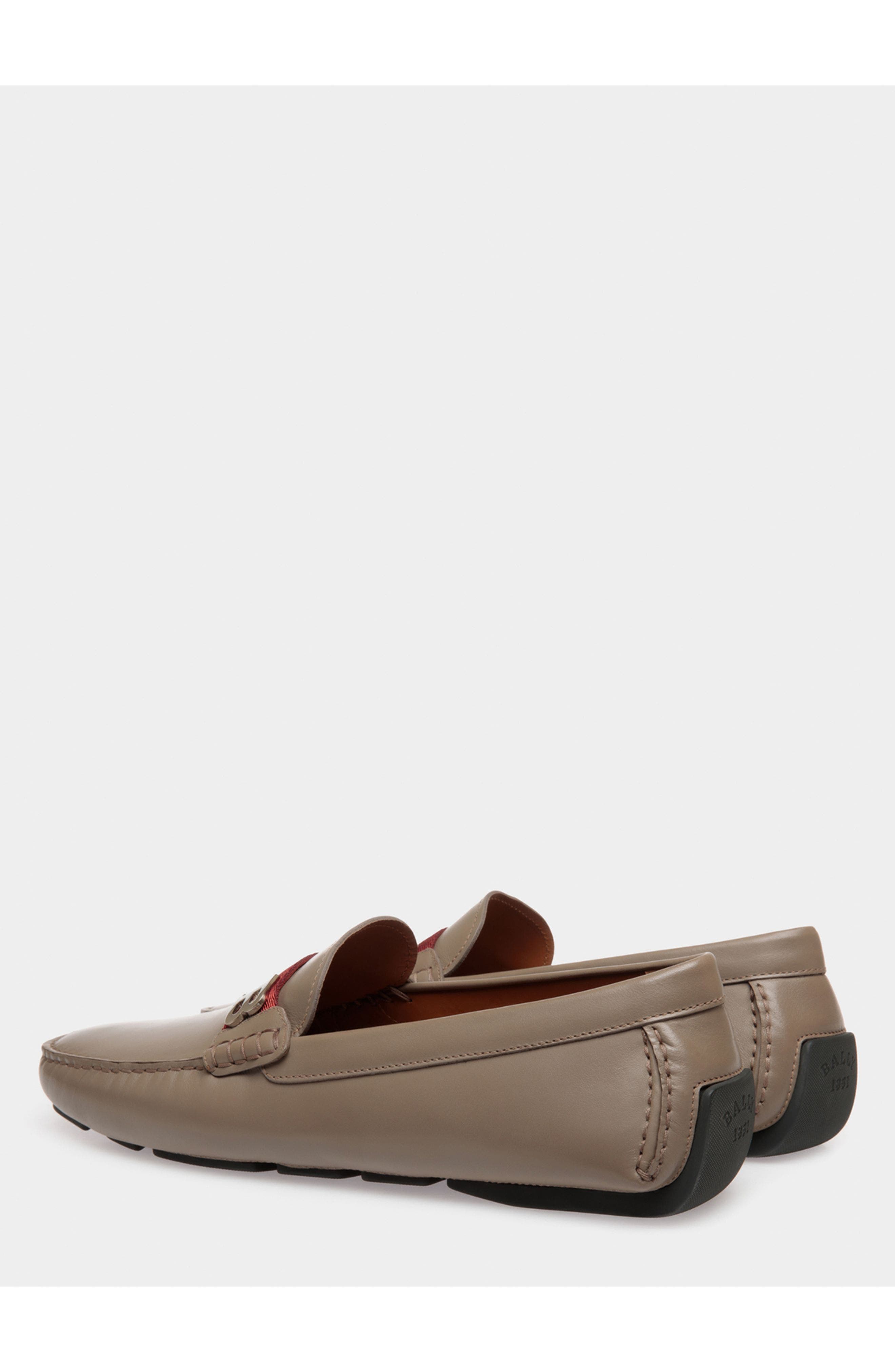 Bally Sheep Leather Driver, Alternate, color, Natural