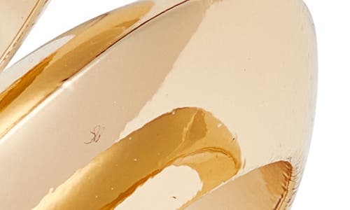 Open Edit Knife Edge Set Of 3 Rings In Gold