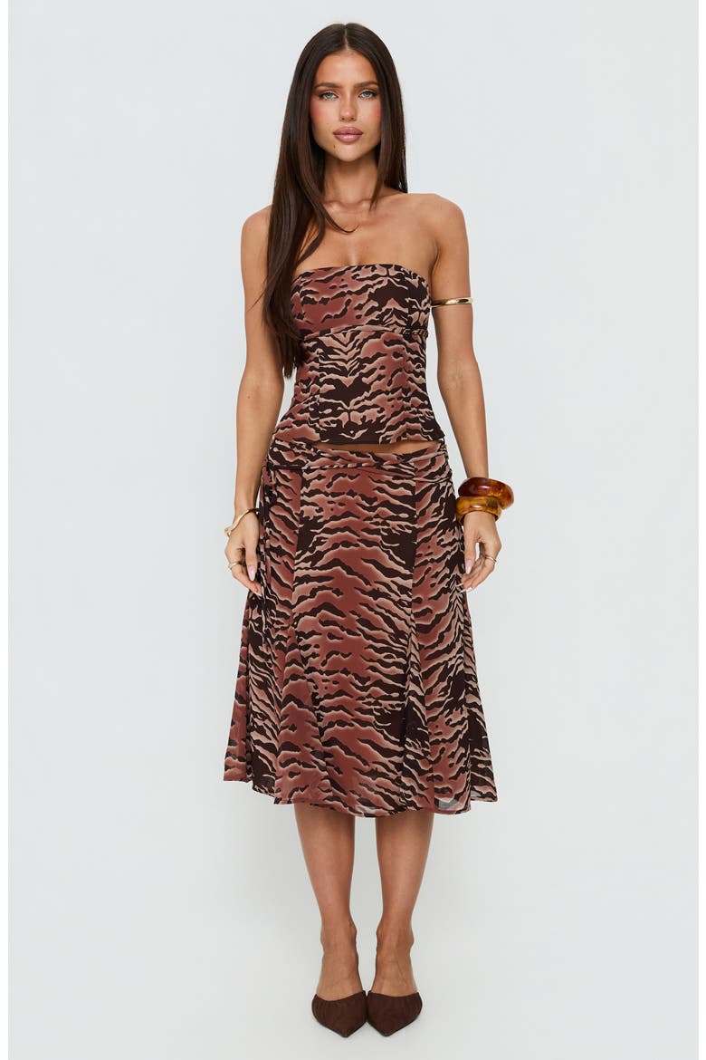 Tipsy Midi Skirt, Alternate, color, ANIMAL MULTI