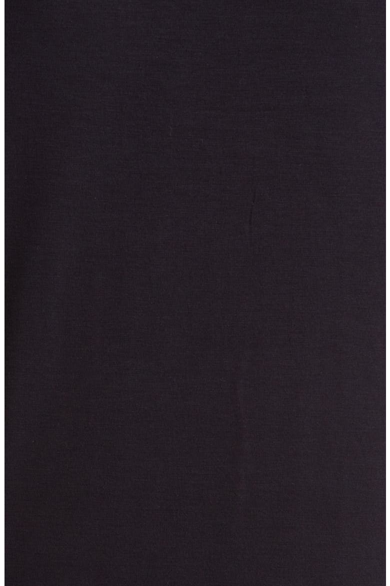 Jersey Shortie Pajamas, Alternate, color, BLACK