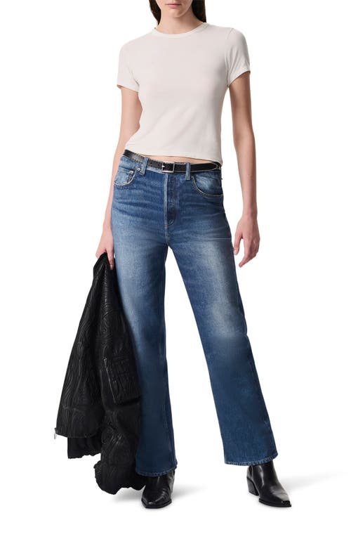 Rag & Bone Miramar Shea High-rise Ankle Straight Jeans In Cosmos