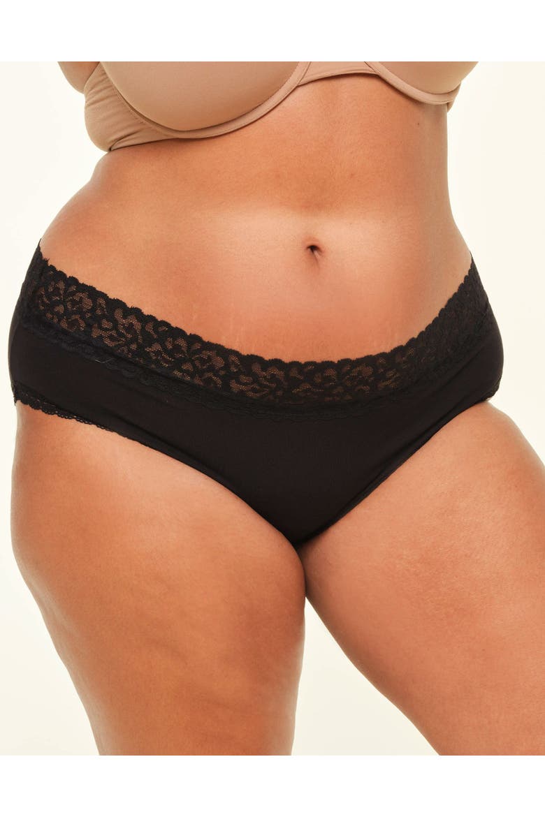 Miley Hipster Panties, Main, color, Black