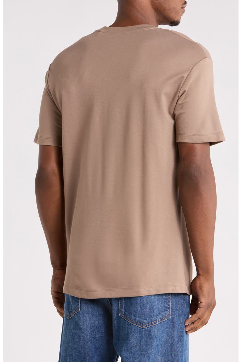 Solid Crewneck T-Shirt, Alternate, color, KHAKI