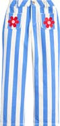 Mini Boden Kids' Embroidered Patch Pocket Pants
