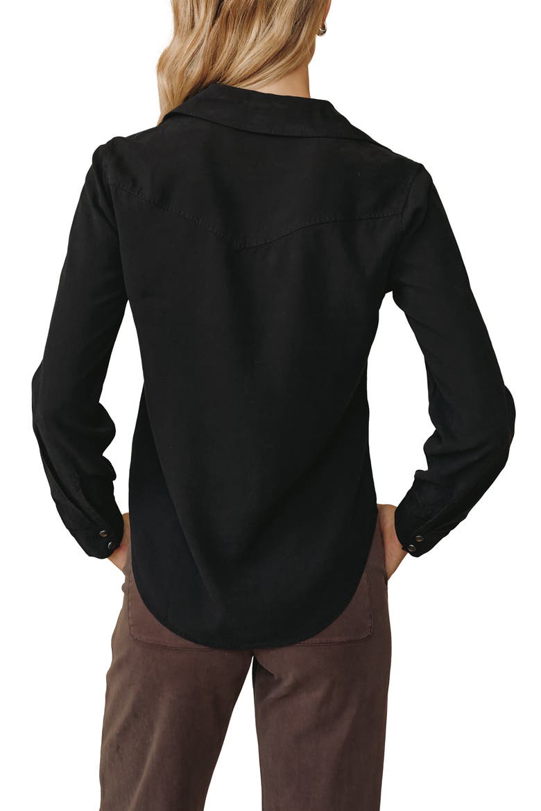 Western Shirt, Alternate, color, VINTAGE BLACK