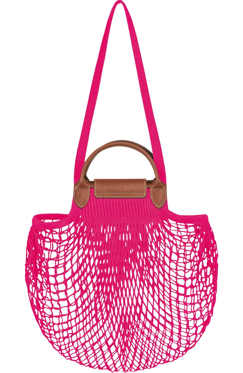 Longchamp Le Pliage Filet Knit Shoulder Bag, Alternate, color, Candy