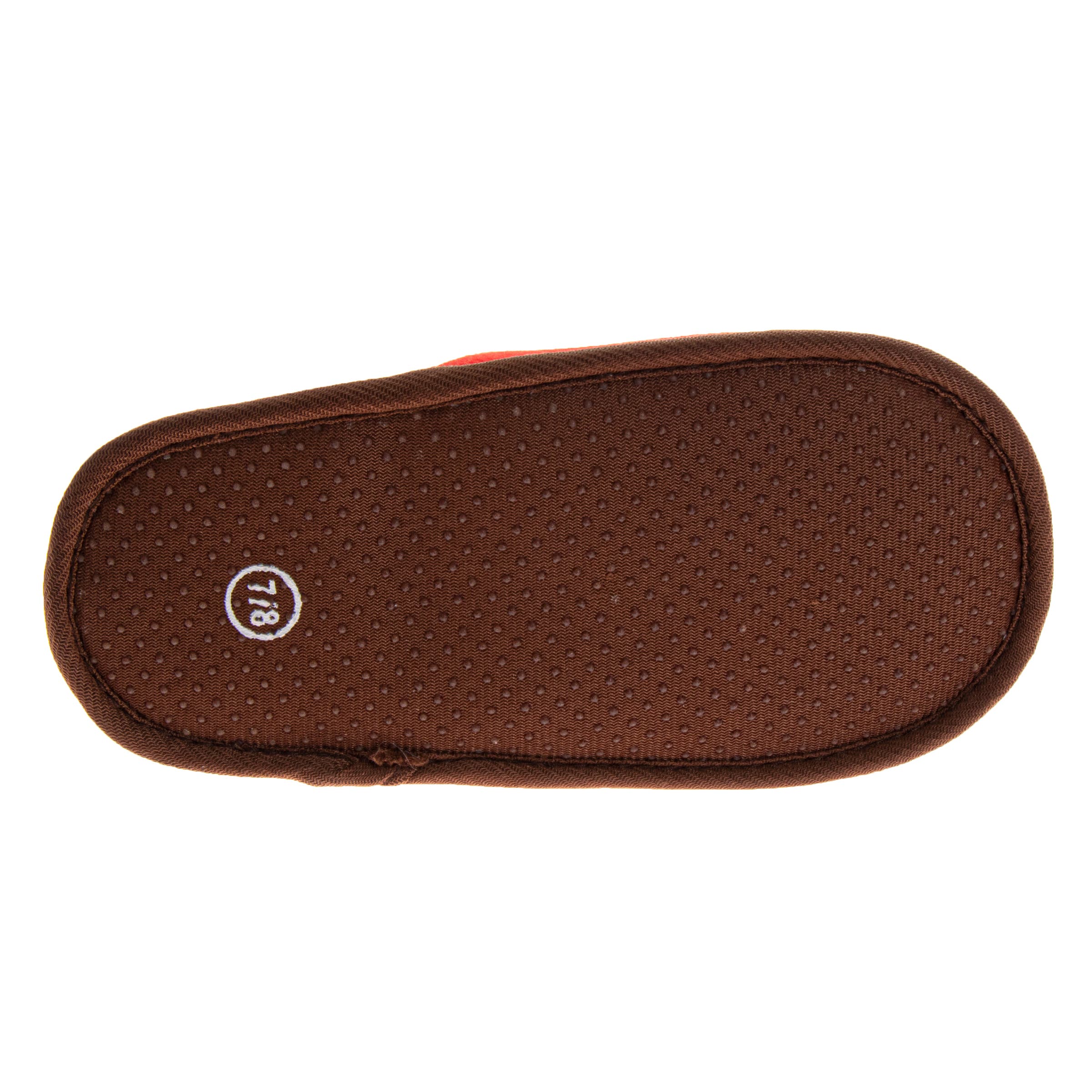 Disney Winnie the Pooh Kids' Slippers - Plush, Warm, and Soft House Shoes, Alternate, color, Yellow/Red