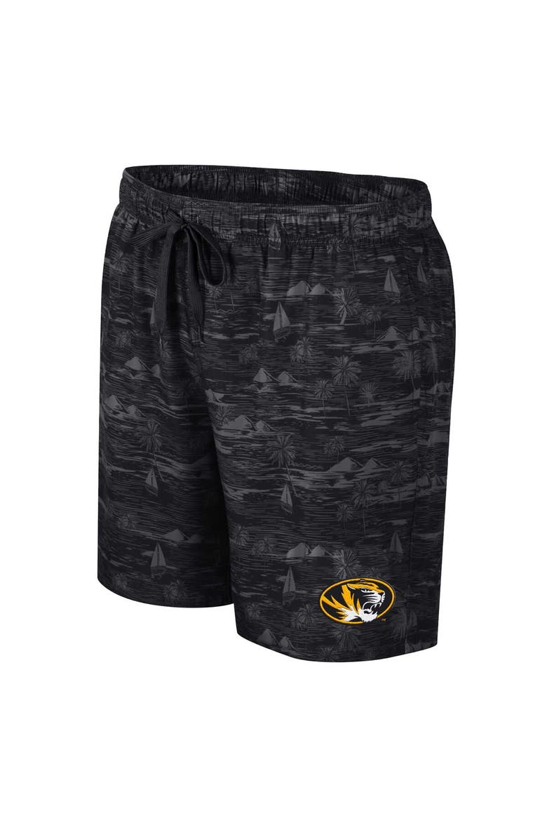 COLOSSEUM Men's Colosseum Black Missouri Tigers Ozark Swim Shorts, Alternate, color, Black