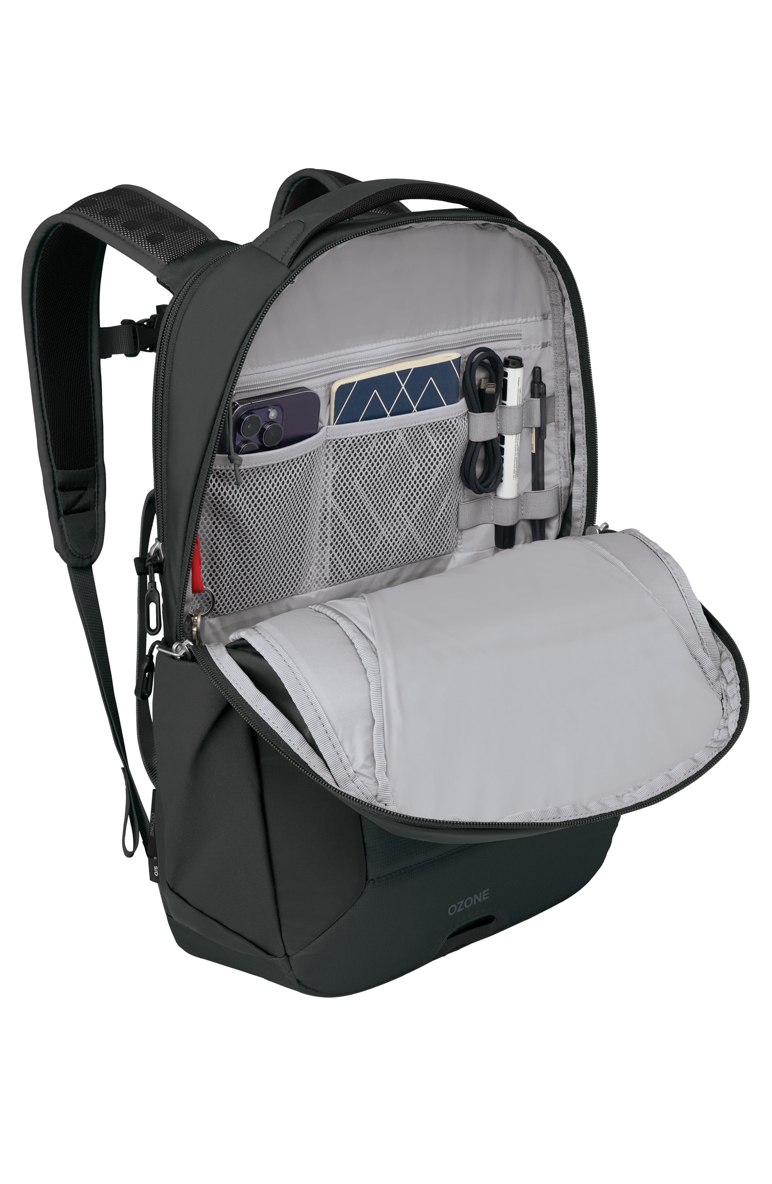 Osprey Ozone Laptop Travel Bag, Alternate, color, Black