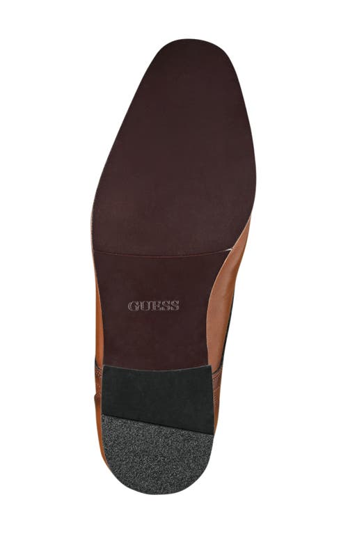 Shop Guess Sulai Cap Toe Derby In Dark Natural