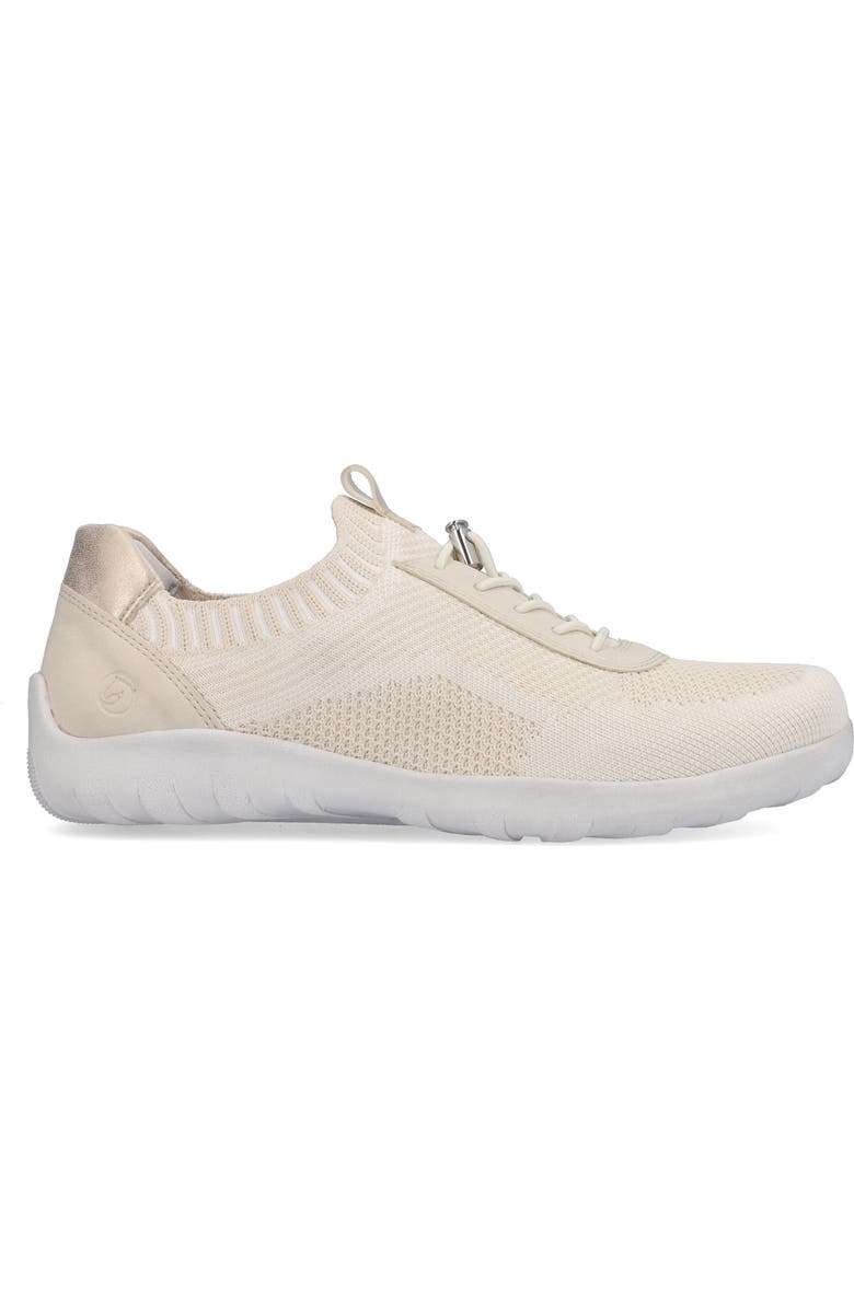 REMONTE Liv 18 Knit Sneaker, Alternate, color, Vanilla-Weiss/ Crema/ Muschel